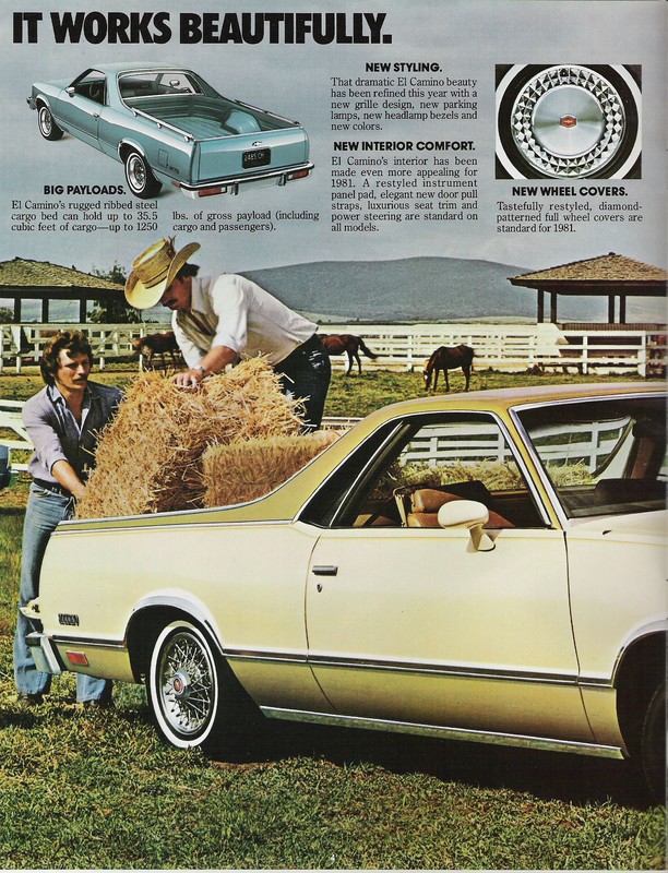 1981 Chevrolet El Camino Brochure Page 4